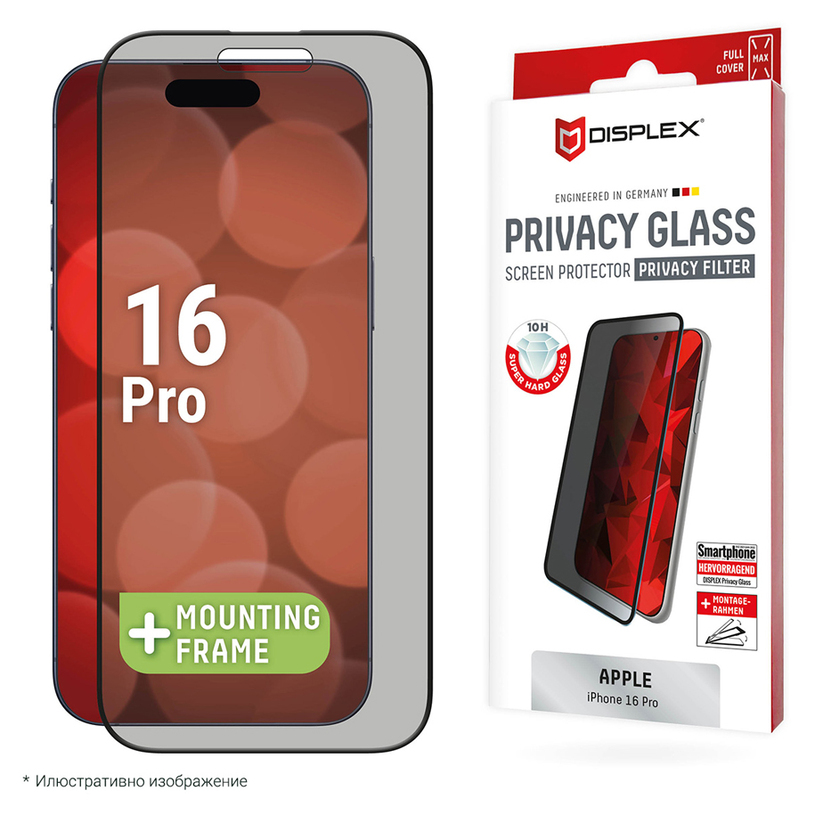СТЪКЛО DISPLEX IPHONE 16 PRO 3D PV 01999 СТЪКЛО DISPLEX IPHONE 16 PRO 3D PV 01999