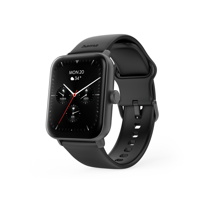 Смарт часовник HAMA SMART WATCH 6010 BLACK 178619 49 MM, GPS, ПУЛСОМЕР, SPO2 Смарт часовник HAMA SMART WATCH 6010 BLACK 178619 49 MM, GPS, ПУЛСОМЕР, SPO2