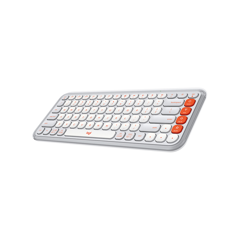 Keyboard LOGITECH POP Icon Keys White&Orange 920-013072 Keyboard LOGITECH POP Icon Keys White&Orange 920-013072