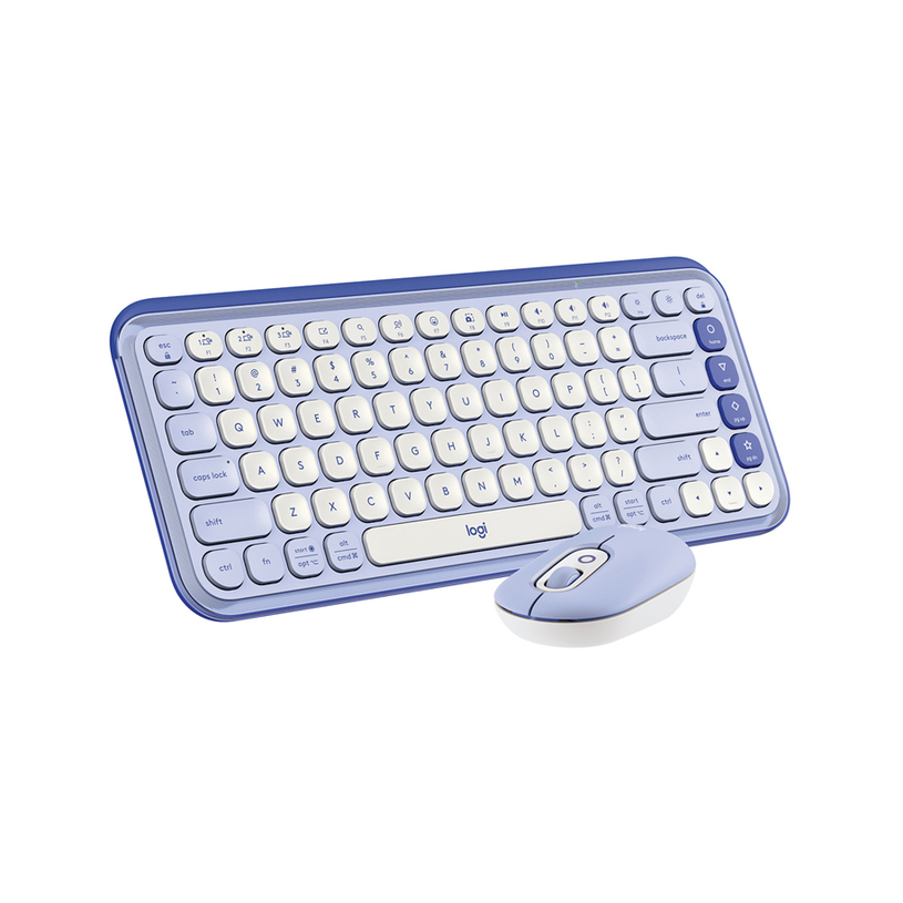 Безжичен Комплект LOGITECH POP Icon Combo Lilac&Off White 920-013078 Безжичен Комплект LOGITECH POP Icon Combo Lilac&Off White 920-013078