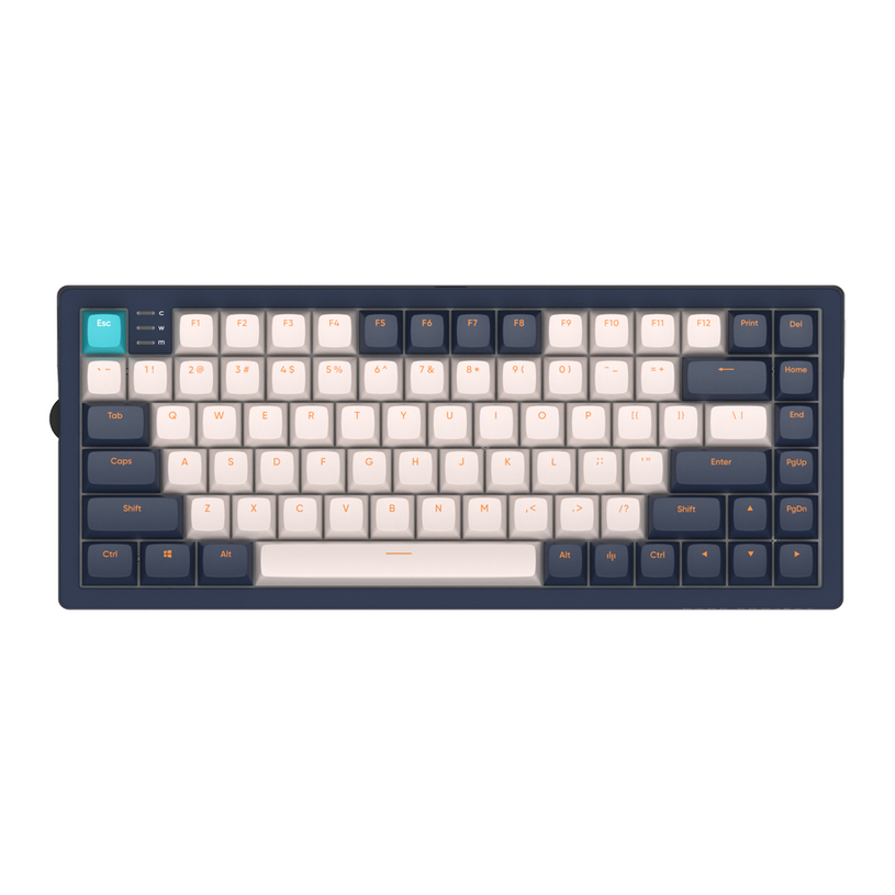 Keyboard DARK PROJECT KD83A Ivory / Navy Blue RGB 75 Blue Keyboard DARK PROJECT KD83A Ivory / Navy Blue RGB 75 Blue