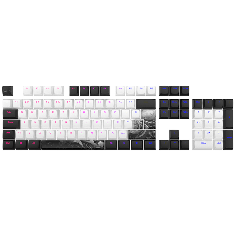 KEYCAPS DARK PROJECT INK 177 ANSI+ISO