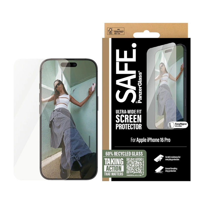 СТЪКЛО SAFE IPHONE 16 PRO СТЪКЛО SAFE IPHONE 16 PRO