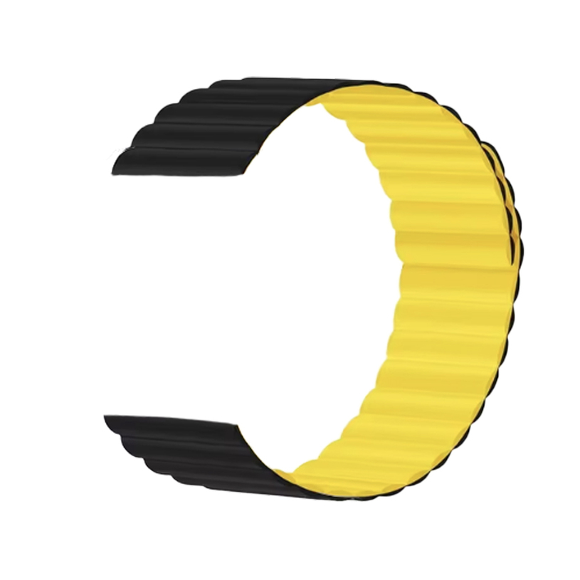 MAGNETIC STRAP WITH SILICONE COVER TRENDER TR-MS20BKYW 20 mm MAGNETIC STRAP WITH SILICONE COVER TRENDER TR-MS20BKYW 20 mm