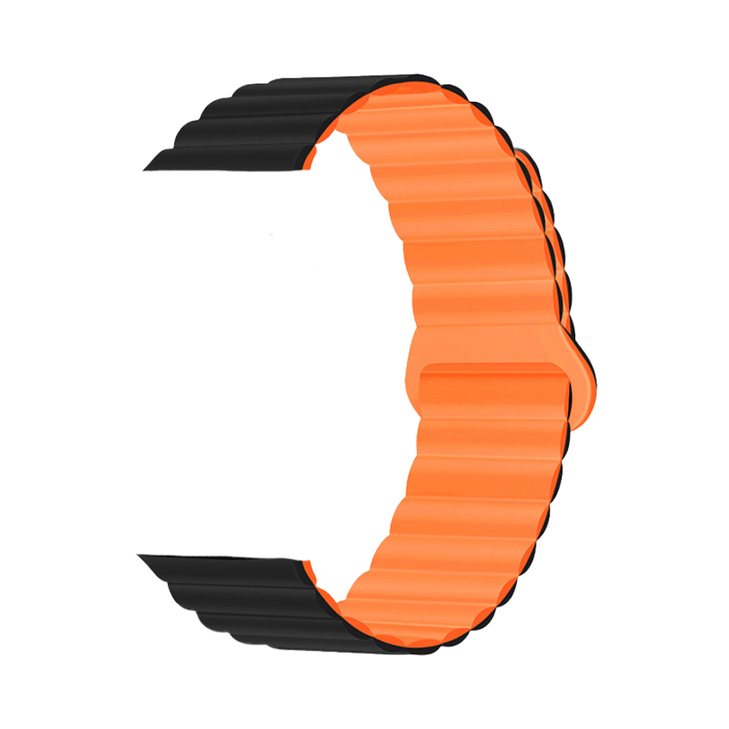 МАГНИТНА КАИШКА СЪС СИЛИКОНОВО ПОКРИТЕ TRENDER Loop TR-AML45BKOR APPLE 44/45 mm BLACK/ORANGE МАГНИТНА КАИШКА СЪС СИЛИКОНОВО ПОКРИТЕ TRENDER Loop TR-AML45BKOR APPLE 44/45 mm BLACK/ORANGE