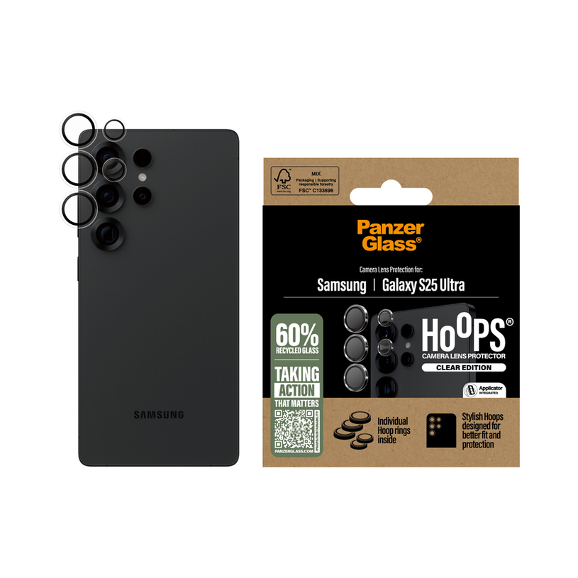СТЪКЛО КАМ PG SAMSUNG S25 UTLRA HOOPS CL СТЪКЛО КАМ PG SAMSUNG S25 UTLRA HOOPS CL