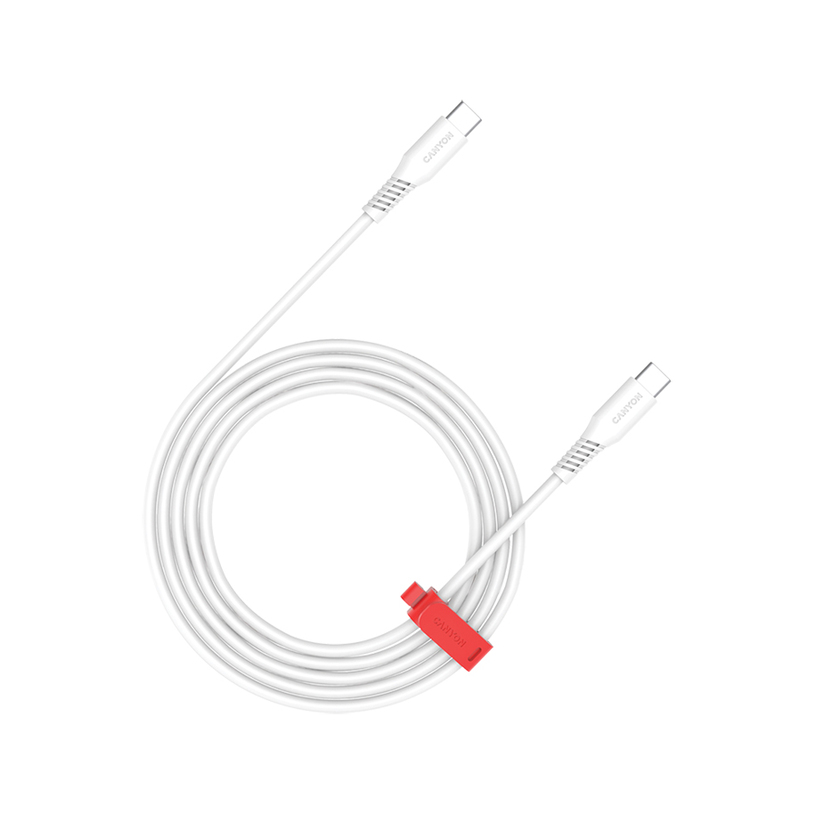 КАБЕЛ CANYON TYPE-C CNS-CC60SC12W 1.2 m КАБЕЛ CANYON TYPE-C CNS-CC60SC12W 1.2 m