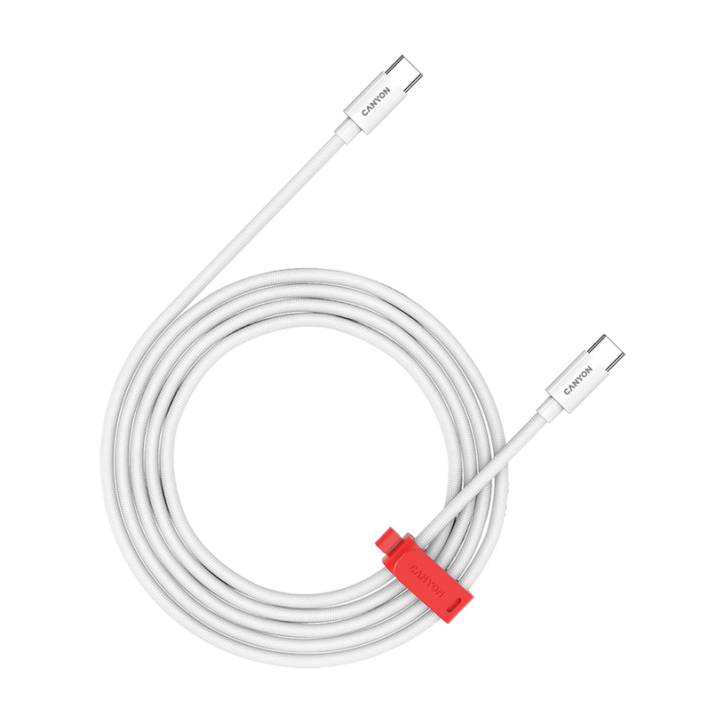 КАБЕЛ CANYON TYPE-C CND-CC100AB12W 1.2 m КАБЕЛ CANYON TYPE-C CND-CC100AB12W 1.2 m