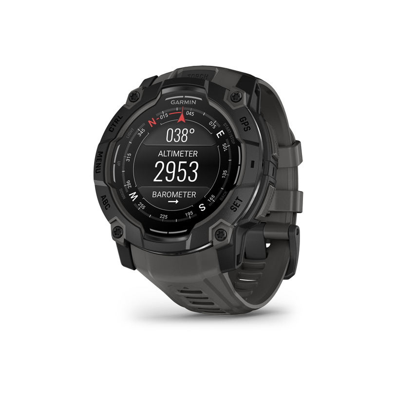 Смарт часовник GARMIN INSTINCT 3 45 mm AMOLED BLACK Black Band 010-02936-00 45 MM, GPS, ПУЛСОМЕР, SPO2 Смарт часовник GARMIN INSTINCT 3 45 mm AMOLED BLACK Black Band 010-02936-00 45 MM, GPS, ПУЛСОМЕР, SPO2