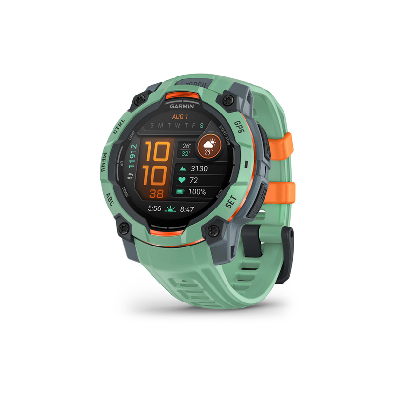 Смарт часовник GARMIN INSTINCT 3 45 mm AMOLED GREEN Neo Tropic Band 010-02936-01 45 MM, GPS, ПУЛСОМЕР, SPO2 Смарт часовник GARMIN INSTINCT 3 45 mm AMOLED GREEN Neo Tropic Band 010-02936-01 45 MM, GPS, ПУЛСОМЕР, SPO2