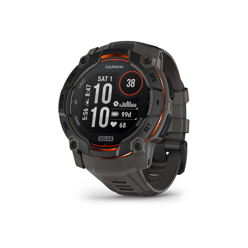 Смарт часовник GARMIN INSTINCT 3 50 mm SOLAR GRAY Charcoal Band 010-02935-00 50 MM, GPS, ПУЛСОМЕР, SPO2 Смарт часовник GARMIN INSTINCT 3 50 mm SOLAR GRAY Charcoal Band 010-02935-00 50 MM, GPS, ПУЛСОМЕР, SPO2