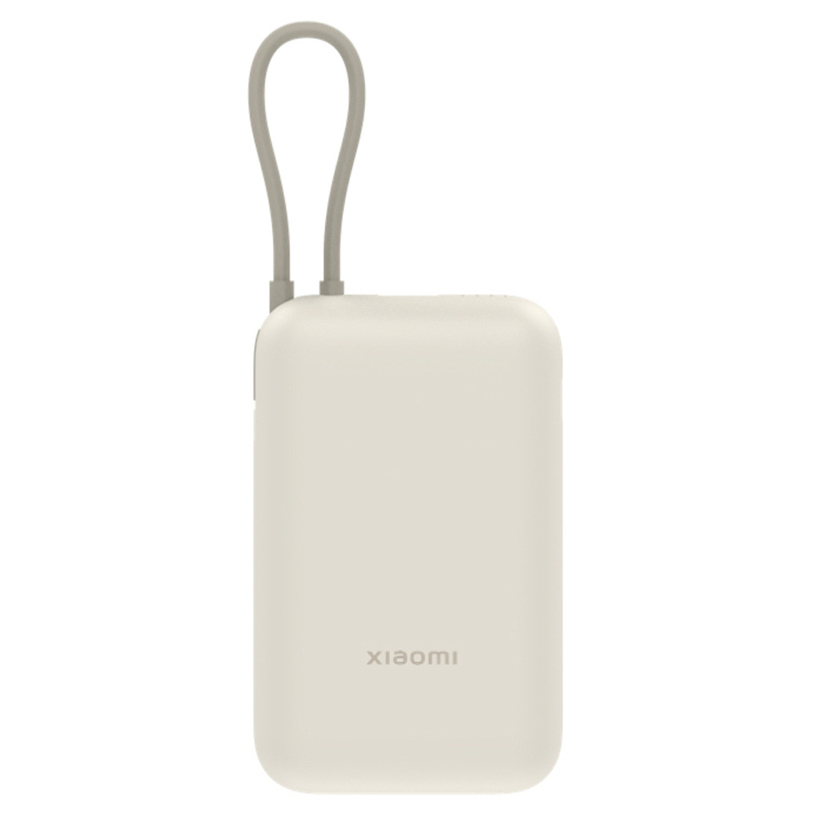 ВЪНШНА БАТЕРИЯ XIAOMI 10000 mAh BHR9072GL TAN 22.5W вграден USB-C кабел ВЪНШНА БАТЕРИЯ XIAOMI 10000 mAh BHR9072GL TAN 22.5W вграден USB-C кабел