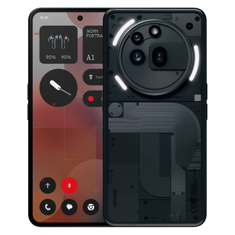 Смартфон GSM NOTHING PHONE(3A) PRO 256/12 BLACK 6.77 ", 256 GB, RAM 12 GB, 50+50+8 MP, 5G Смартфон GSM NOTHING PHONE(3A) PRO 256/12 BLACK 6.77 ", 256 GB, RAM 12 GB, 50+50+8 MP, 5G