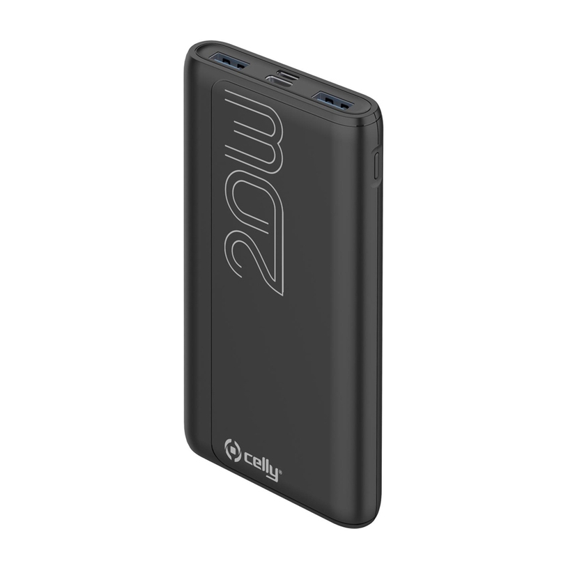 ВЪНШНА БАТЕРИЯ CELLY 10000 mAh 20W EVO BLACK ВЪНШНА БАТЕРИЯ CELLY 10000 mAh 20W EVO BLACK