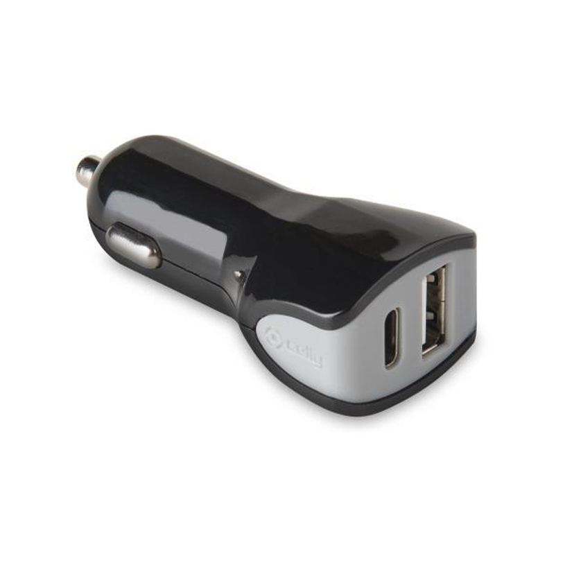 ЗАРЯДНО 12V CELLY 17W 3.4A USB-A/USB-C ЗАРЯДНО 12V CELLY 17W 3.4A USB-A/USB-C