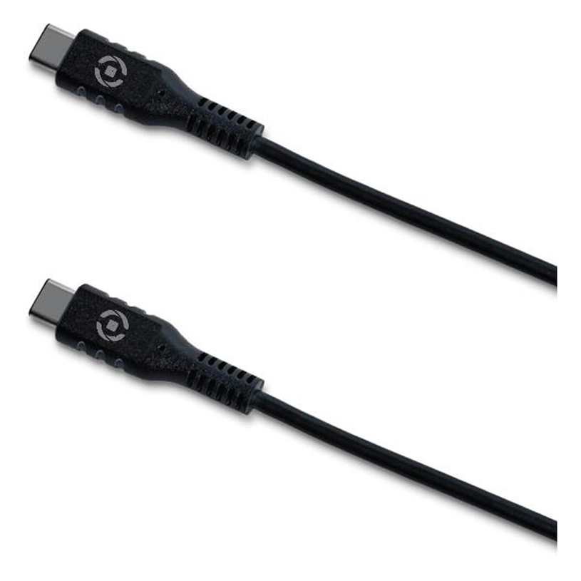 КАБЕЛ CELLY USB-C TO USB-C 60W 1M BK КАБЕЛ CELLY USB-C TO USB-C 60W 1M BK