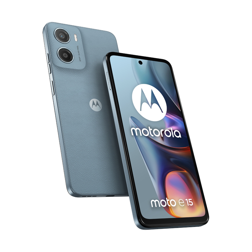 Smartphone GSM MOTOROLA E15 64/2 Misty Blue PB6S0005PL 6.67 ", 64 GB, RAM 2 GB, 32 MP Smartphone GSM MOTOROLA E15 64/2 Misty Blue PB6S0005PL 6.67 ", 64 GB, RAM 2 GB, 32 MP