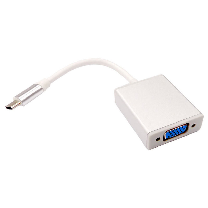 Кабел адаптер от източник с USB-C ROYAL към приемник с VGA TYPE-C -> VGA работи само в тази посока Кабел адаптер от източник с USB-C ROYAL към приемник с VGA TYPE-C -> VGA работи само в тази посока