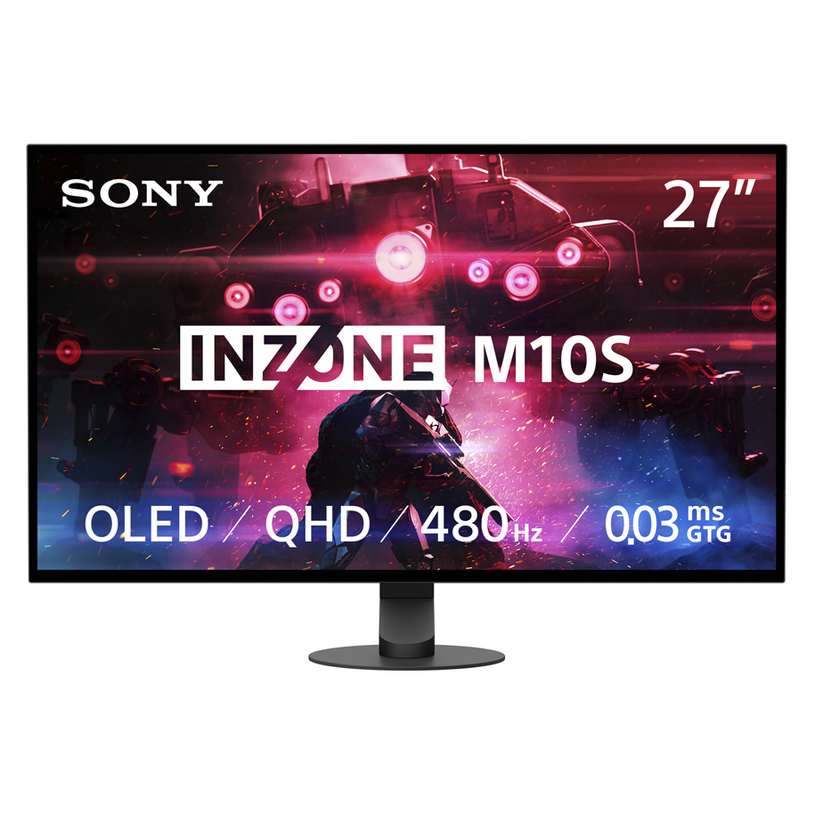 Monitor SONY INZONE M10S SDM-27Q10SB 0.233 мм, 178°/178°, OLED, 26.5 ", 67.3 см, 2560x1440, 480.00 Hz, HDMI, DisplayPort, ЧЕРЕН Monitor SONY INZONE M10S SDM-27Q10SB 0.233 мм, 178°/178°, OLED, 26.5 ", 67.3 см, 2560x1440, 480.00 Hz, HDMI, DisplayPort, ЧЕРЕН