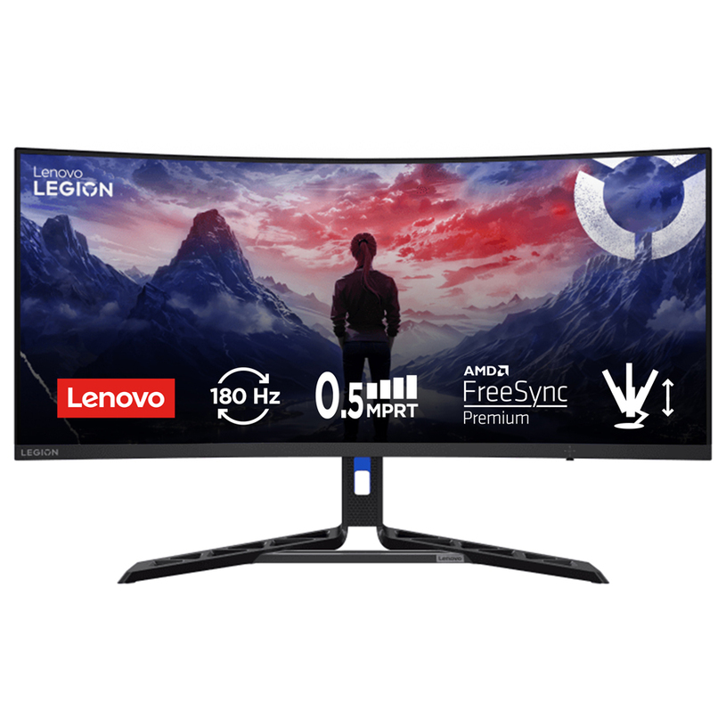 Monitor LENOVO Legion R34W-30 67C7GACBEU 0.231 мм, 178°/178°, VA, 34.0 ", 86.4 см, 3440x1440, 180.00 Hz, 5.00 ms, HDMI, DisplayPort, RAVEN BLACK Monitor LENOVO Legion R34W-30 67C7GACBEU 0.231 мм, 178°/178°, VA, 34.0 ", 86.4 см, 3440x1440, 180.00 Hz, 5.00 ms, HDMI, DisplayPort, RAVEN BLACK