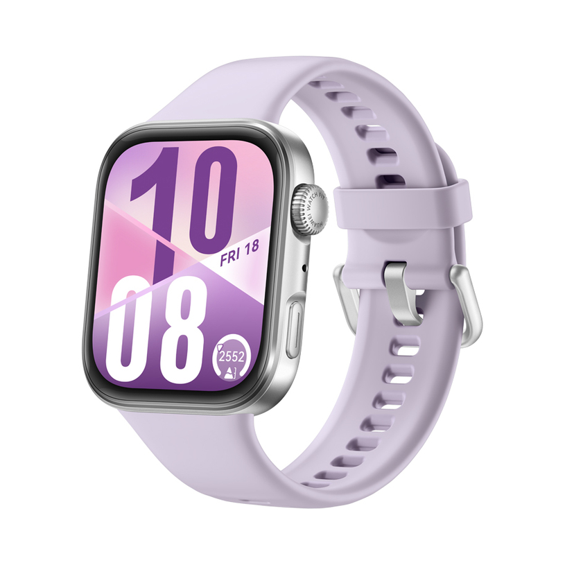 Смарт часовник HUAWEI WATCH FIT 4 SYA-B19 Purple Purple Fluoroelastomer Strap 43 MM, GPS, ПУЛСОМЕР, SPO2 Смарт часовник HUAWEI WATCH FIT 4 SYA-B19 Purple Purple Fluoroelastomer Strap 43 MM, GPS, ПУЛСОМЕР, SPO2