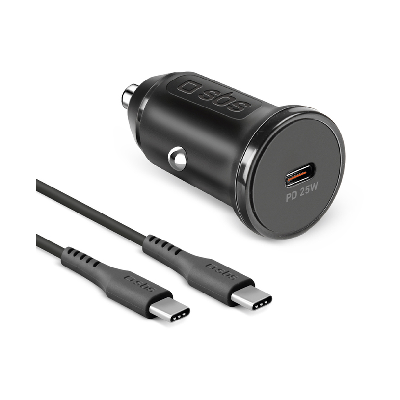 ЗАРЯДНО 12V SBS 25W PD USB-C+кабел 34709 ЗАРЯДНО 12V SBS 25W PD USB-C+кабел 34709