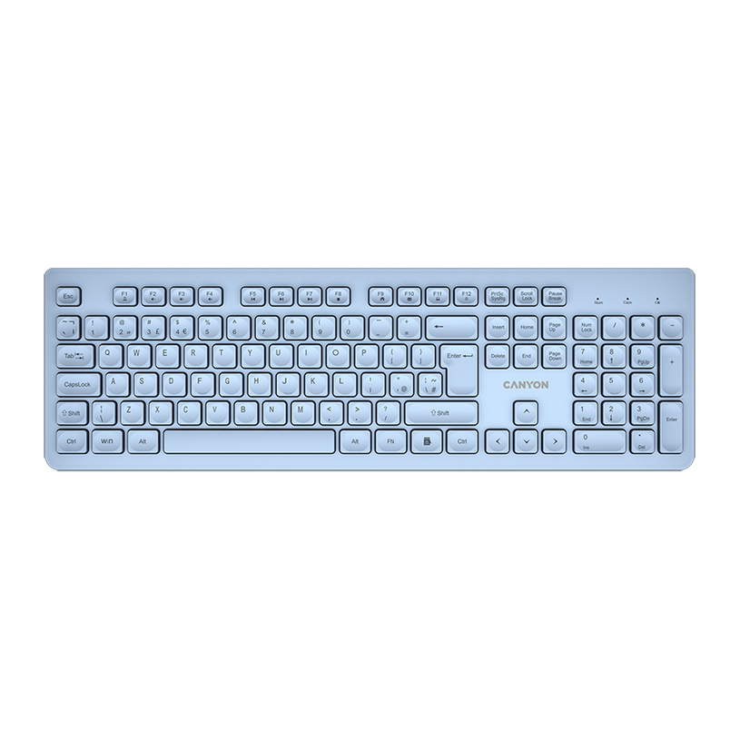Keyboard CANYON CNS-HKBW01BL BLUE Keyboard CANYON CNS-HKBW01BL BLUE