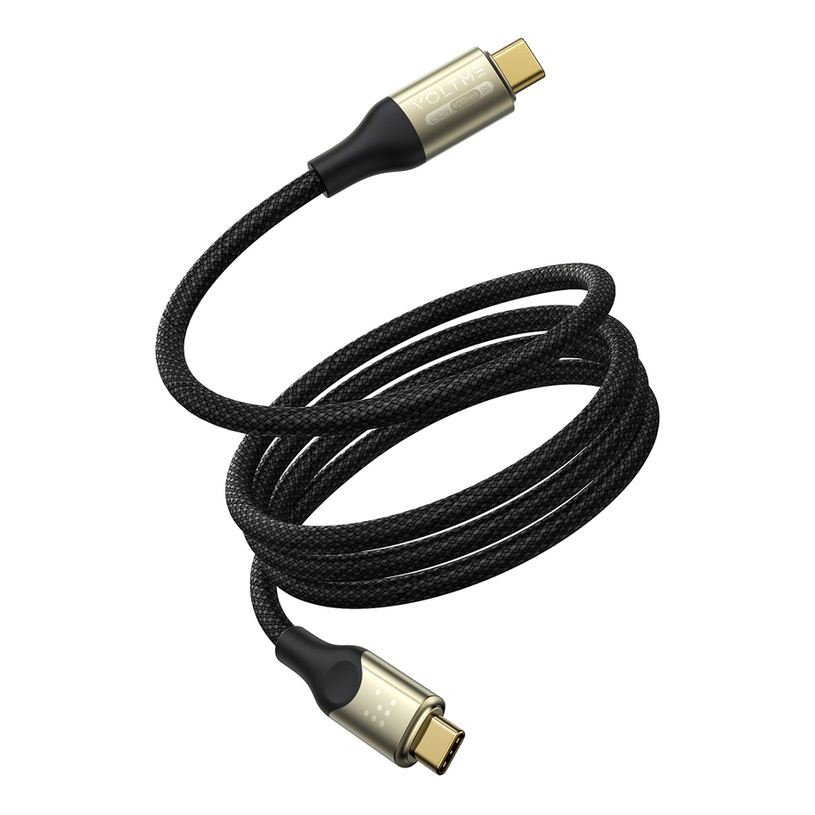 КАБЕЛ VOLTME USB-C to C 2 m 240W 40Gbps КАБЕЛ VOLTME USB-C to C 2 m 240W 40Gbps