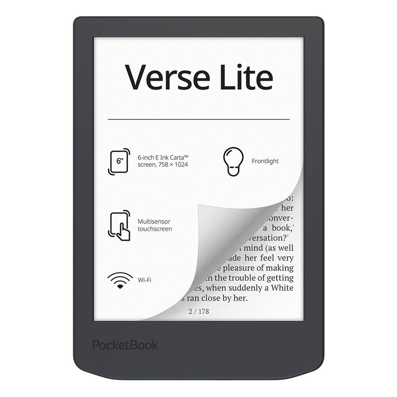 Ebook reader POCKETBOOK Verse Lite PB619 Midnight Grey Ebook reader POCKETBOOK Verse Lite PB619 Midnight Grey