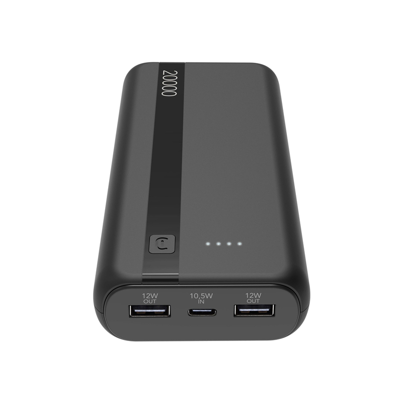 EXTERNAL BATTERY CELLULAR LINE ESSENCE ENTRY 20000 mAh BLACK EXTERNAL BATTERY CELLULAR LINE ESSENCE ENTRY 20000 mAh BLACK