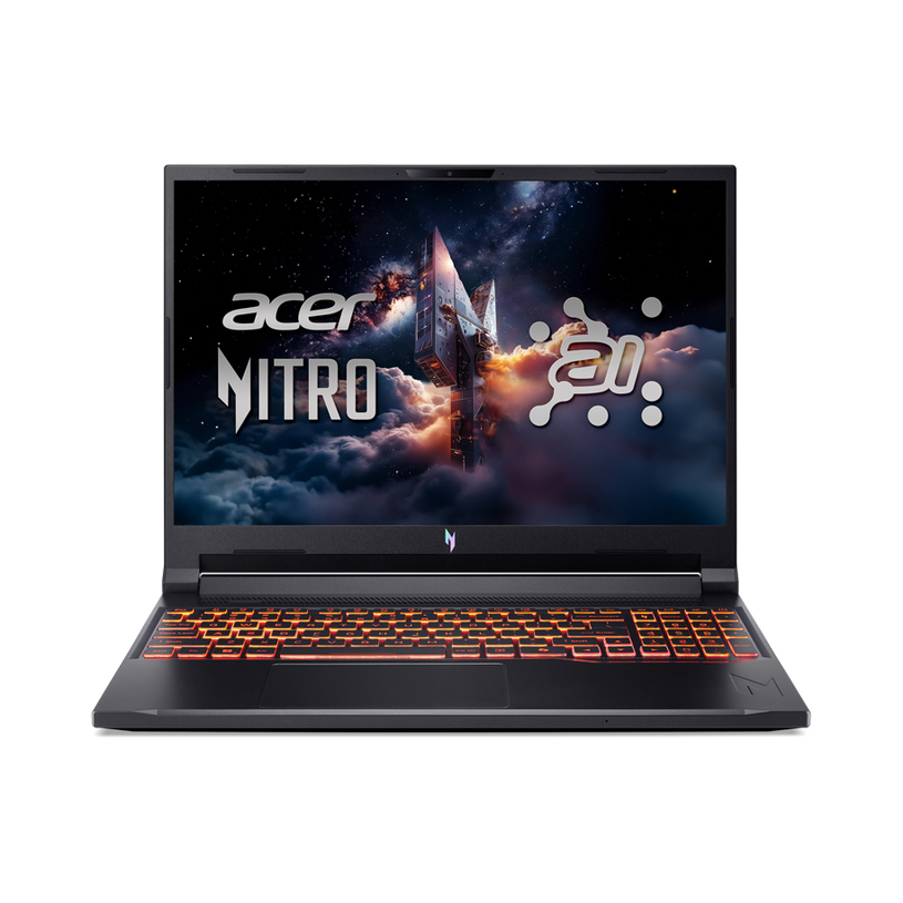 Gaming Laptop ACER Nitro V16 AI ANV16-61-R40P NH.QULEX.008 16.0 ", AMD RYZEN AI 7 350, RAM 32 GB, SSD 1000 GB, NVIDIA GEFORCE RTX4050, 6 GB GDDR6, SHALE BLACK Gaming Laptop ACER Nitro V16 AI ANV16-61-R40P NH.QULEX.008 16.0 ", AMD RYZEN AI 7 350, RAM 32 GB, SSD 1000 GB, NVIDIA GEFORCE RTX4050, 6 GB GDDR6, SHALE BLACK