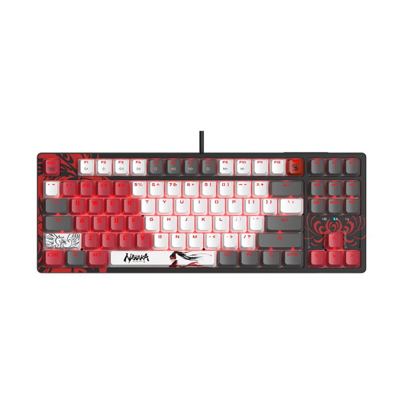 Клавиатура A4 BLOODY S87 NARAKA BLMS RED+ Switch Red Backlit Клавиатура A4 BLOODY S87 NARAKA BLMS RED+ Switch Red Backlit