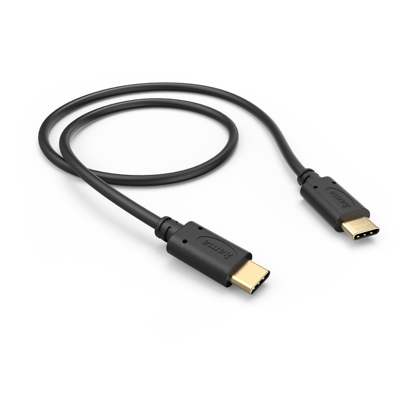 КАБЕЛ HAMA TYPE-C 0.5 m 60W BLACK 201706 КАБЕЛ HAMA TYPE-C 0.5 m 60W BLACK 201706