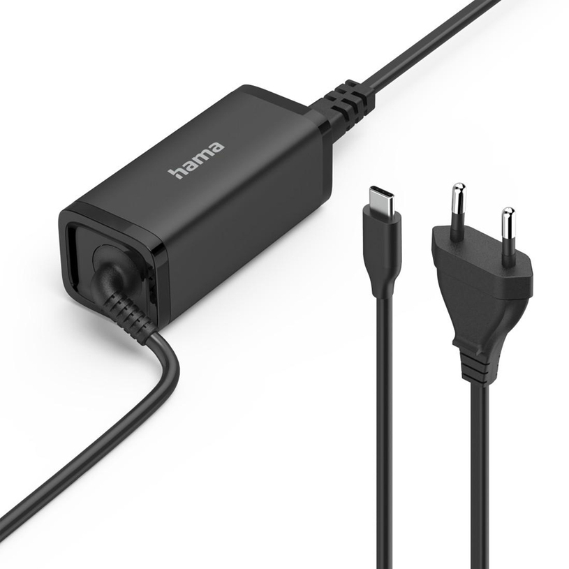 Зарядно устройство за лаптоп HAMA USB-C PD 5-20V 65W 200023 Gan Power Delivery Зарядно устройство за лаптоп HAMA USB-C PD 5-20V 65W 200023 Gan Power Delivery