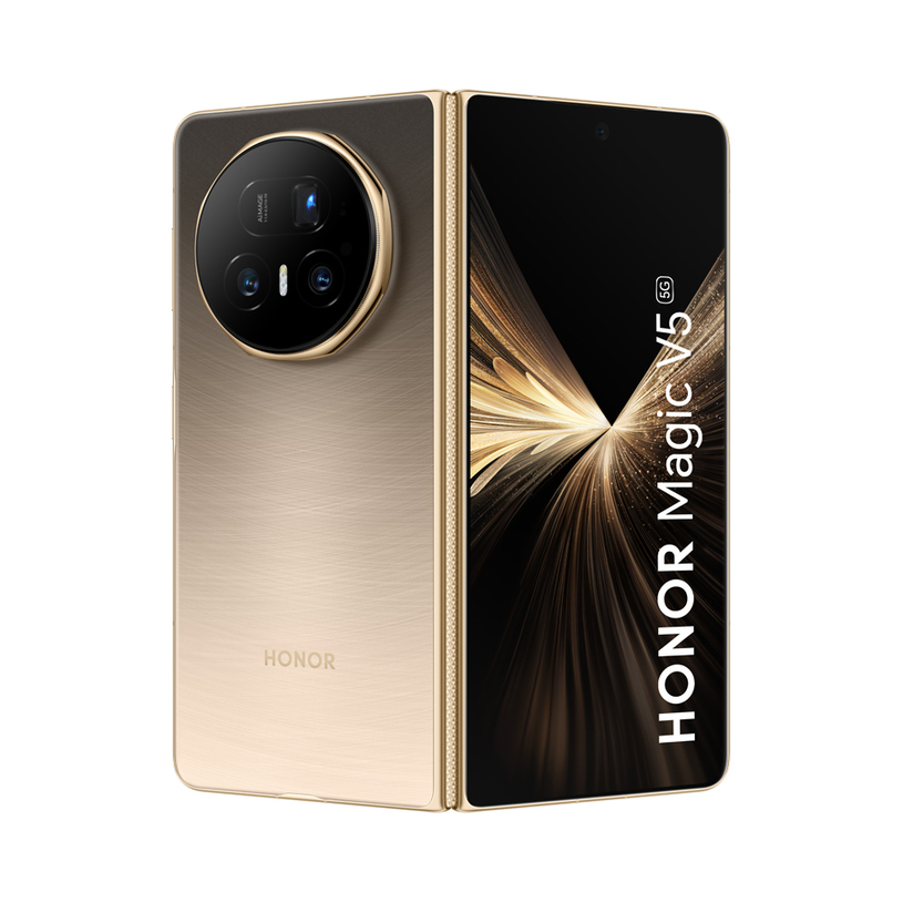 Smartphone GSM HONOR Magic V5 Dawn Gold 7.95 ", 512 GB, RAM 16 GB, 64+50+50 MP, 5G Smartphone GSM HONOR Magic V5 Dawn Gold 7.95 ", 512 GB, RAM 16 GB, 64+50+50 MP, 5G