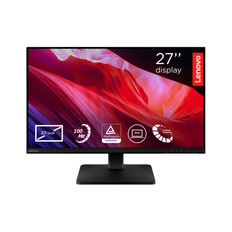 Монитор LENOVO L27QE 68C8GAC3EU 0.233 мм, 178°/178°, IPS, 27.0 ", 68.6 см, 2560x1440, 100.00 Hz, 6.00 ms, HDMI, DisplayPort, RAVEN BLACK Монитор LENOVO L27QE 68C8GAC3EU 0.233 мм, 178°/178°, IPS, 27.0 ", 68.6 см, 2560x1440, 100.00 Hz, 6.00 ms, HDMI, DisplayPort, RAVEN BLACK
