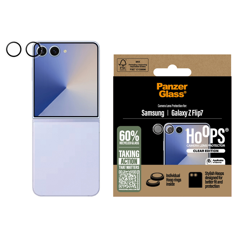 СТЪКЛО КАМ PG SAMSUNG Z Flip7 HOOPS CLR СТЪКЛО КАМ PG SAMSUNG Z Flip7 HOOPS CLR