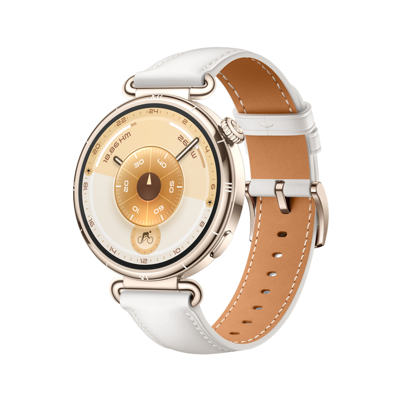 Smart watch HUAWEI WATCH GT 6 White KSU-B19L White Composite Leather Strap 41 MM, GPS, HEART RATE MONITOR, SPO2 Smart watch HUAWEI WATCH GT 6 White KSU-B19L White Composite Leather Strap 41 MM, GPS, HEART RATE MONITOR, SPO2