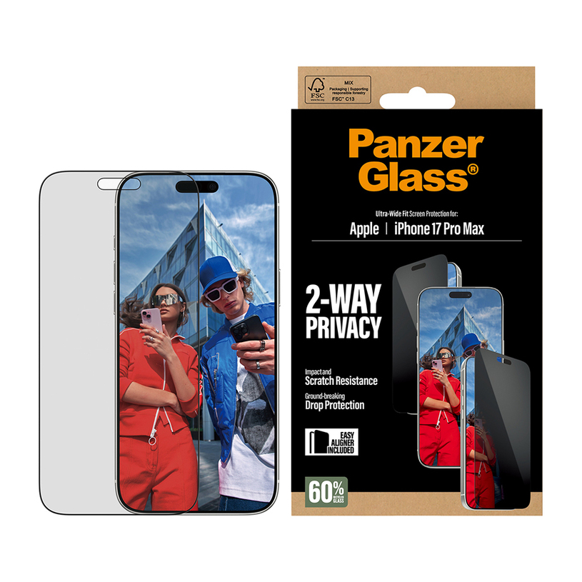 СТЪКЛО PG IPHONE 17 PRO MAX PRIVACY СТЪКЛО PG IPHONE 17 PRO MAX PRIVACY