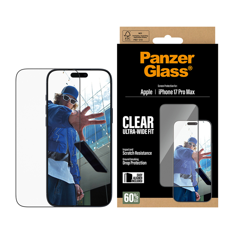 СТЪКЛО PG IPHONE 17 PRO MAX UWF СТЪКЛО PG IPHONE 17 PRO MAX UWF