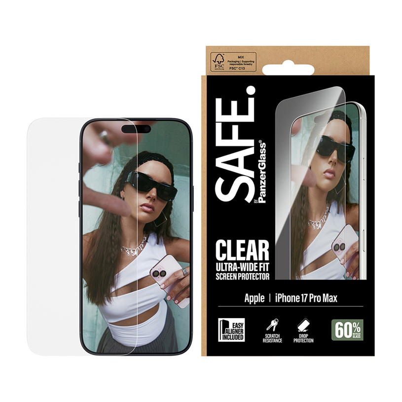 СТЪКЛО SAFE IPHONE 17 PRO MAX UWF СТЪКЛО SAFE IPHONE 17 PRO MAX UWF