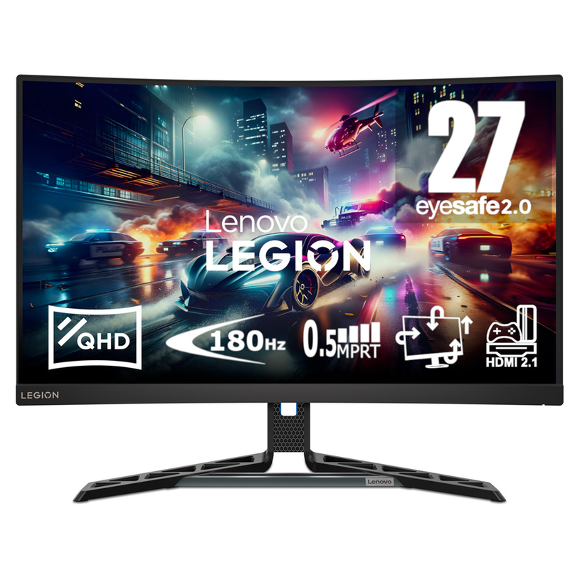 Монитор LENOVO Legion R27QC-30 67C6GAC2EU 0.233 мм, 178°/ 178°, VA, 27.0 ", 68.6 см, 2560x1440, 180.00 Hz, HDMI, DisplayPort, BLACK Монитор LENOVO Legion R27QC-30 67C6GAC2EU 0.233 мм, 178°/ 178°, VA, 27.0 ", 68.6 см, 2560x1440, 180.00 Hz, HDMI, DisplayPort, BLACK