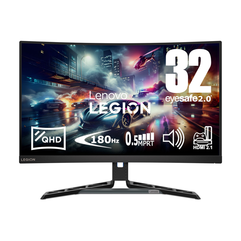 Монитор LENOVO Legion R32QC-30 67C8GAC1EU 0.272 мм, 178°/ 178°, VA, 31.5 ", 80.0 см, 2560x1440, 180.00 Hz, HDMI, DisplayPort, BLACK Монитор LENOVO Legion R32QC-30 67C8GAC1EU 0.272 мм, 178°/ 178°, VA, 31.5 ", 80.0 см, 2560x1440, 180.00 Hz, HDMI, DisplayPort, BLACK