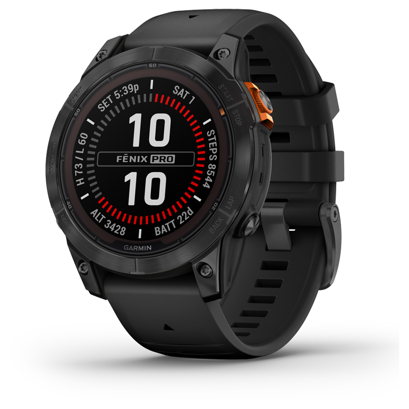 Смарт часовник GARMIN FENIX 7 PRO SOLAR GRAY Black Band 47 MM, GPS, WLAN, ПУЛСОМЕР, SPO2 Смарт часовник GARMIN FENIX 7 PRO SOLAR GRAY Black Band 47 MM, GPS, WLAN, ПУЛСОМЕР, SPO2