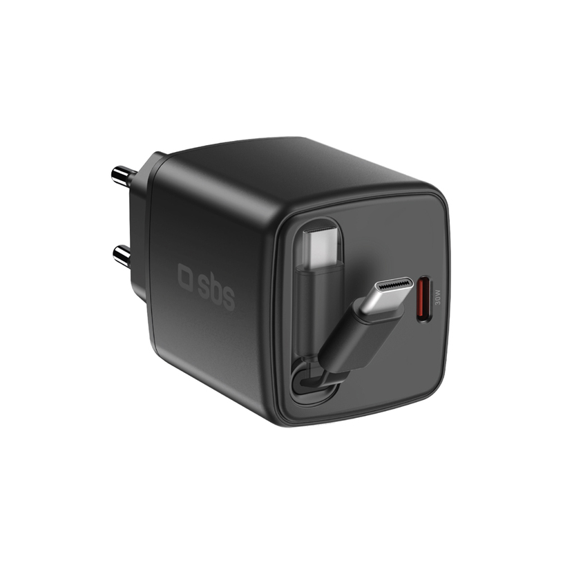 ЗАРЯДНО 220V SBS 30W PD USB-C ROLL 21140 ЗАРЯДНО 220V SBS 30W PD USB-C ROLL 21140