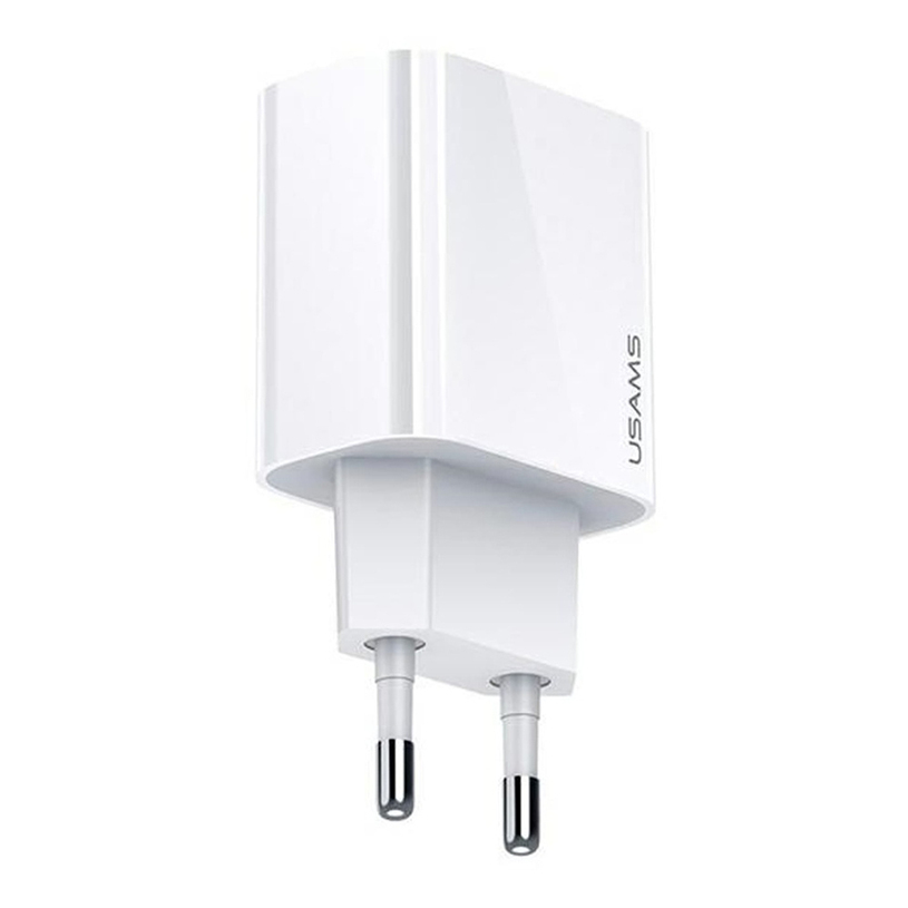 ЗАРЯДНО 220V USAMS 20W USB-C WHITE CC118 ЗАРЯДНО 220V USAMS 20W USB-C WHITE CC118