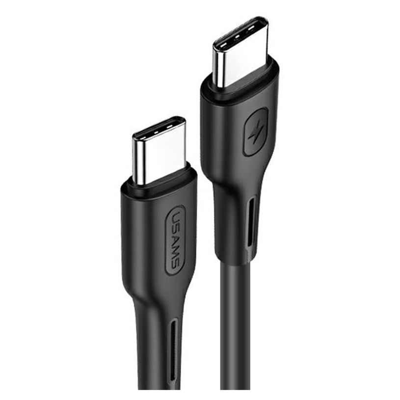 КАБЕЛ USAMS 100W TYPE-C 1.2M BLACK SJ459 КАБЕЛ USAMS 100W TYPE-C 1.2M BLACK SJ459