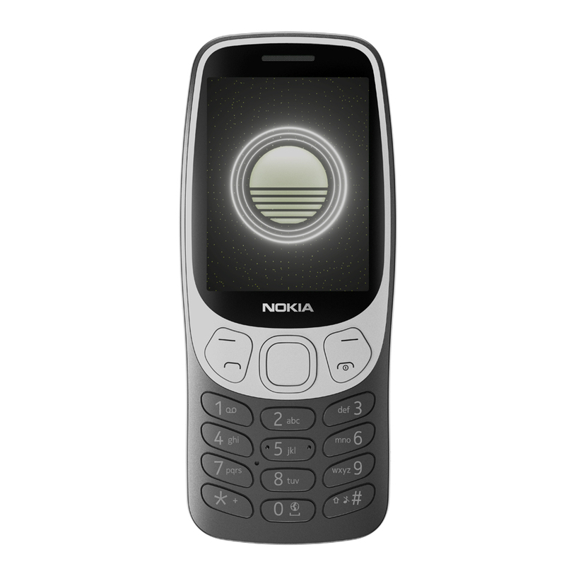 Mobile phone GSM NOKIA 3210 4G 2025 DUAL BLACK 2.40 ", REAR CAMERA 2.00 MPx Mobile phone GSM NOKIA 3210 4G 2025 DUAL BLACK 2.40 ", REAR CAMERA 2.00 MPx