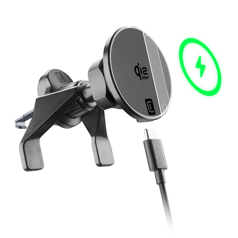 МАГНИТНА СТОЙКА ЗА КОЛА 2in1 MAG Qi2 25W МАГНИТНА СТОЙКА ЗА КОЛА 2in1 MAG Qi2 25W