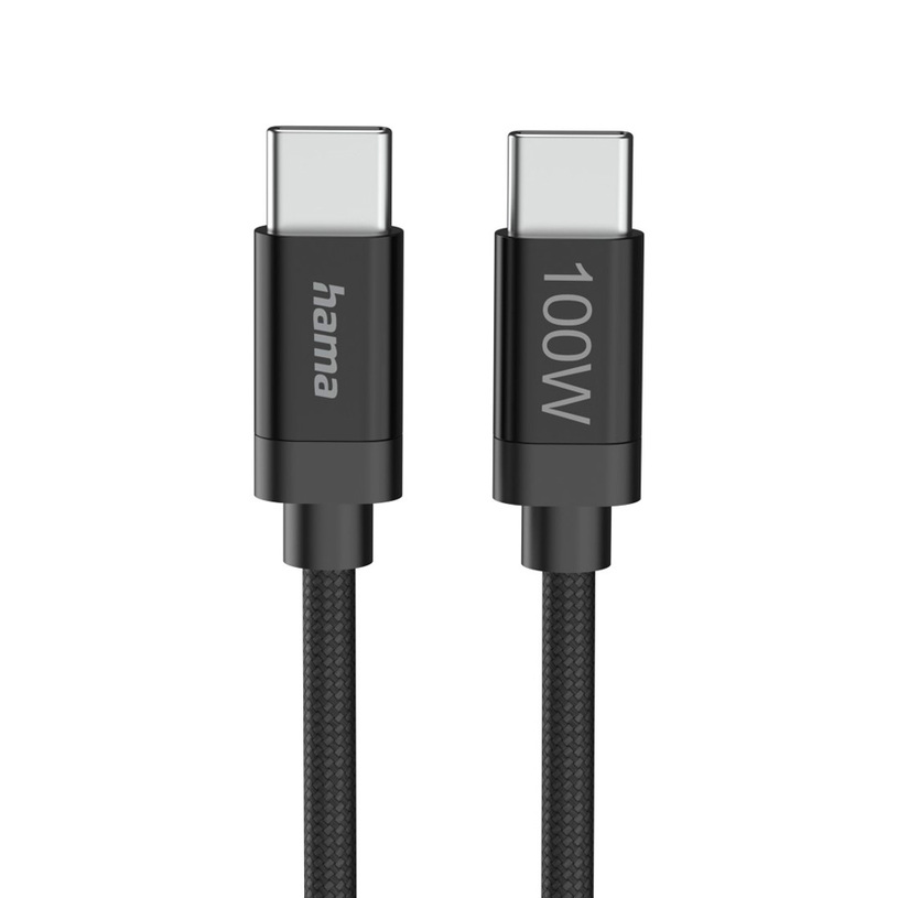 КАБЕЛ HAMA TYPE-C 3 m 100W BLACK 201749 КАБЕЛ HAMA TYPE-C 3 m 100W BLACK 201749
